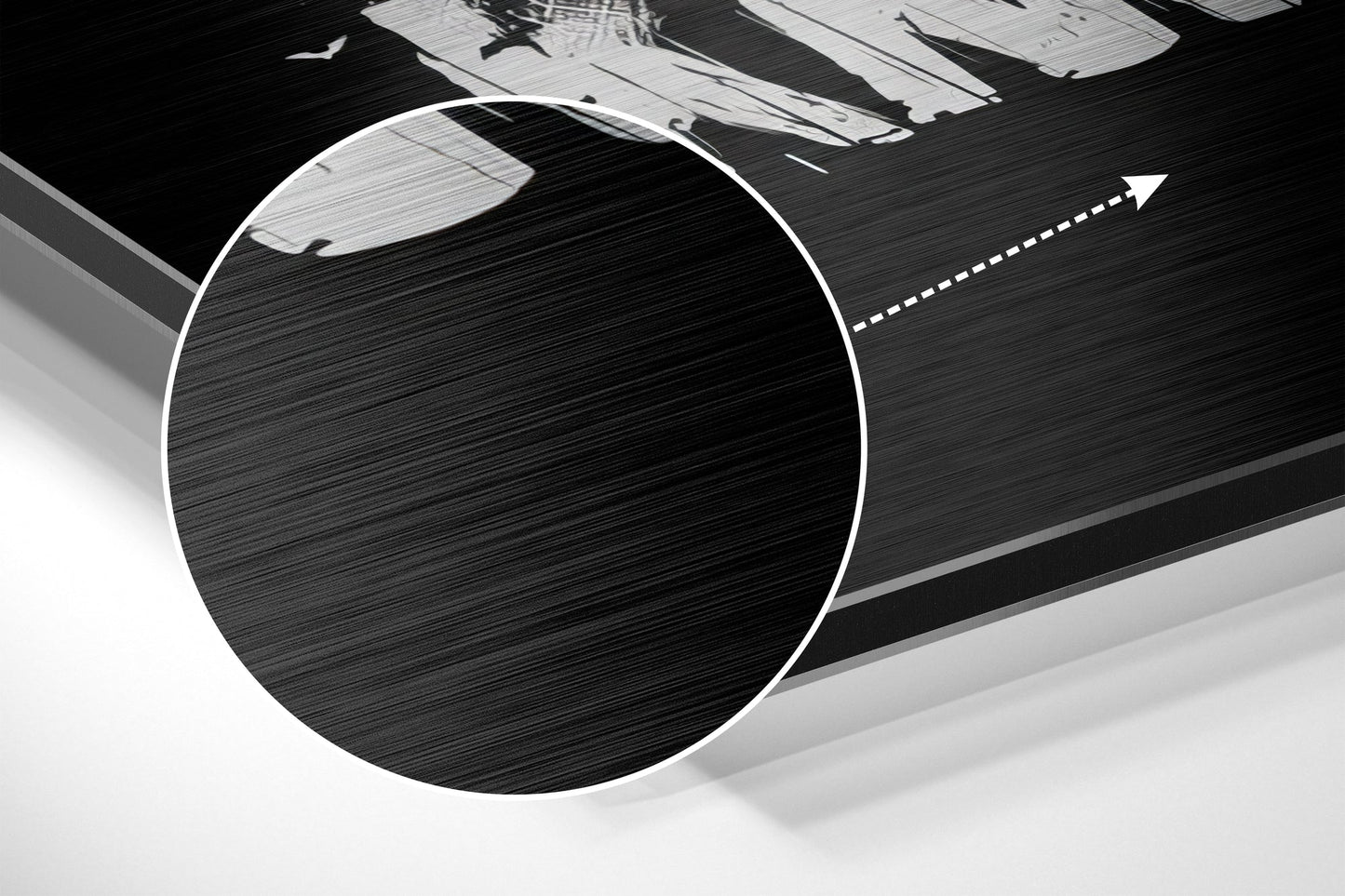 Batman Brushed Aluminium Dibond Wall Art