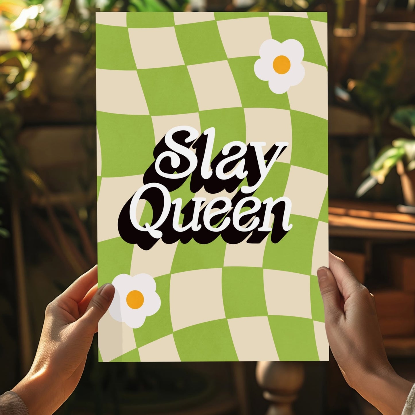 Slay Queen Aluminum Print