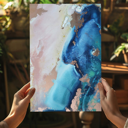 Abstract Paint Aluminum Print