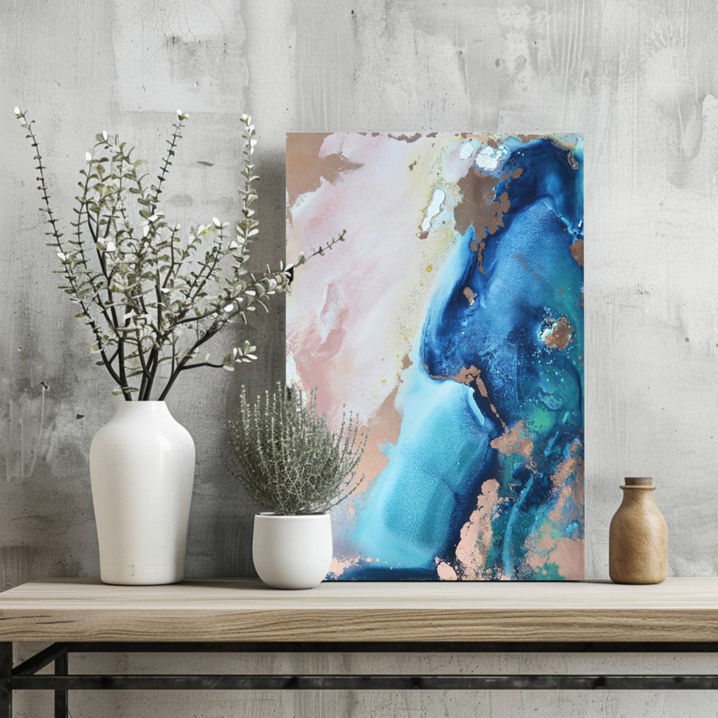 Abstract Paint Aluminum Print