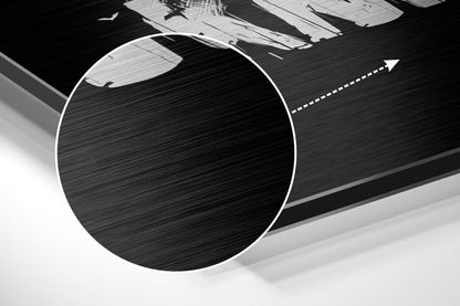 Batman Brushed Aluminium Dibond Wall Art