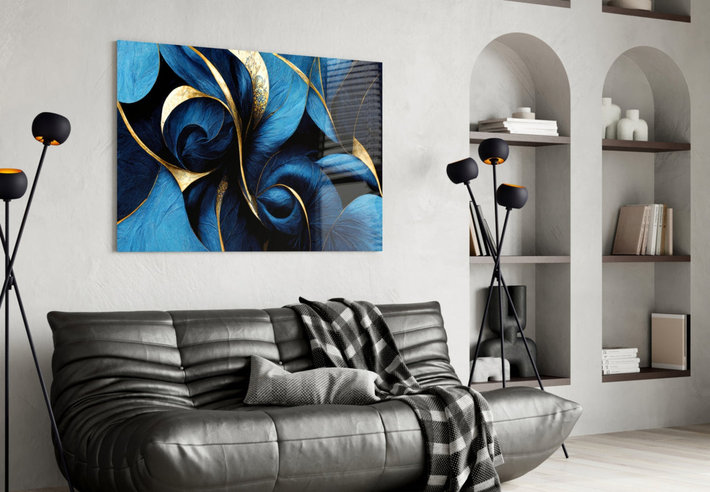 Curves Glass Art  || Designers Collection